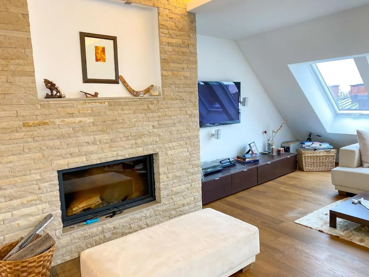 Exklusives Panorama Penthouse Im Herzen Von Munchen, Dachterasse, Kamin Apartamento  Munique