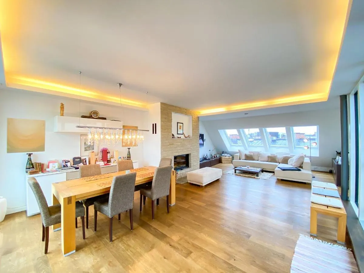 Exklusives Panorama Penthouse Im Herzen Von Munchen, Dachterasse, Kamin Apartamento Munique