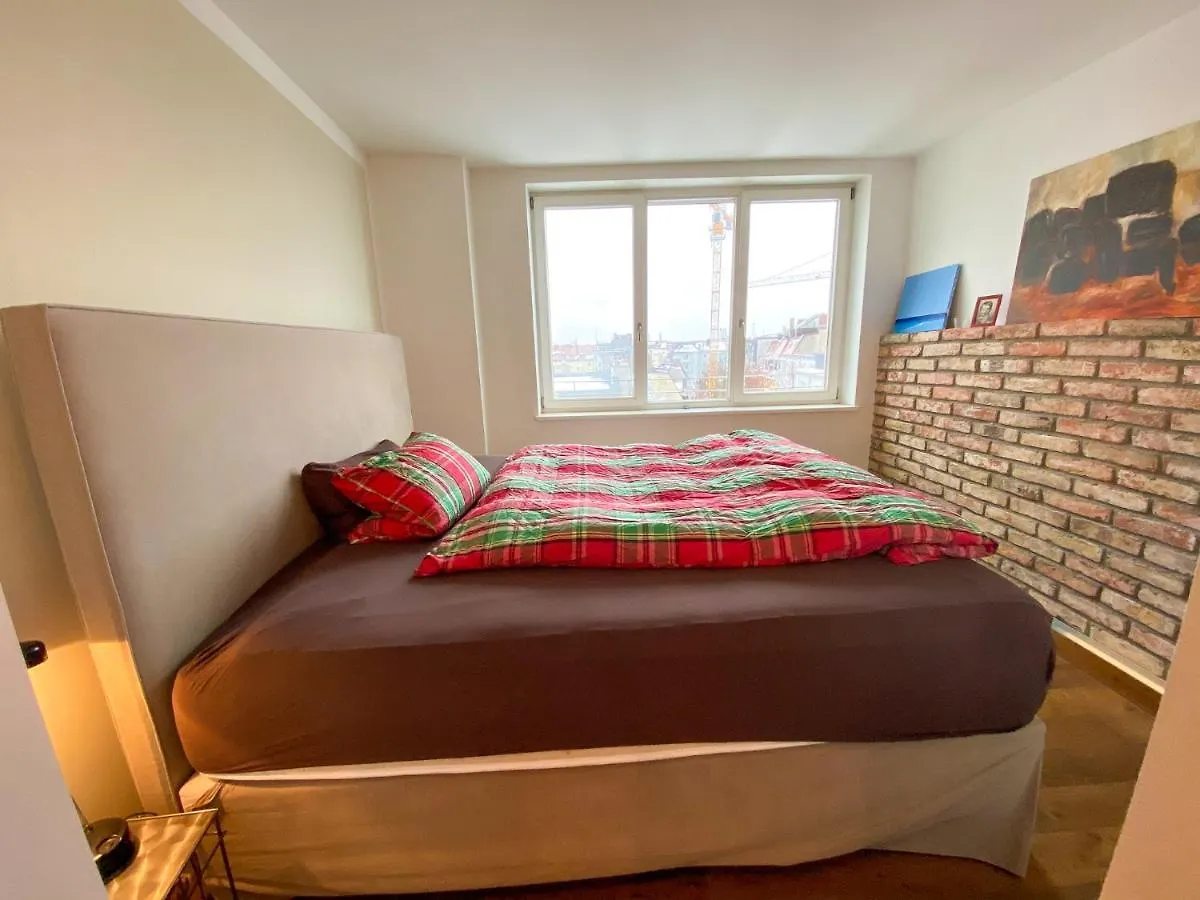 Exklusives Panorama Penthouse Im Herzen Von Munchen, Dachterasse, Kamin Apartamento